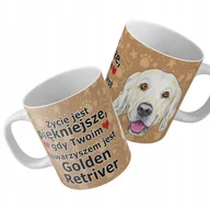 Kubki - Kubek Na Prezent dla Psiary GOLDEN RETRIVER WZORY - miniaturka - grafika 1