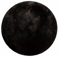 Dywany - Dywan pluszowy Bellarossa Rabbit czarny koło - miniaturka - grafika 1