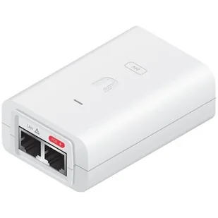 Ubiquiti POE Injector 24VDC 12W POE-24-12W-WH POE-24-12W-WH - Wtyczki i adaptery - miniaturka - grafika 1