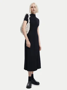 Desigual Sukienka codzienna Cincinnati 24WWVK67 Czarny Slim Fit - Sukienki - miniaturka - grafika 1