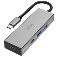 Pozostałe akcesoria sieciowe - HAMA USB-C- Hub, 4 Ports 5 Gbit/s | - miniaturka - grafika 1