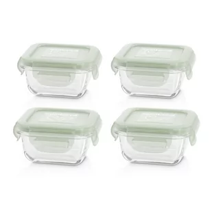 Miniland Pojemniki szklane kwadratowe 4x160ml Wiewiórka - Lunch boxy Miniland Pojemniki szklane kwadratowe 4x160ml Wiewiórka - Lunch boxy - miniaturka - grafika 1