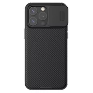 Szkła hartowane na telefon - Etui Nillkin CamShield Pro Magnetic Case Apple iPhone 15 Pro Max czarne - miniaturka - grafika 1