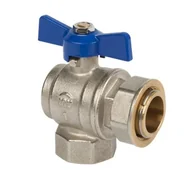 Zawory i kraniki - Un Zawór Kulowy Kątowy Z Półśrub. Z N/Cz Motyl 1/2" Typ Ciężki H/ZK-54-015 5907798714216 - miniaturka - grafika 1