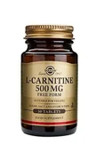 Witaminy i minerały - Solgar L-Karnityna 500 mg - 30 tabletek SOLE570 - miniaturka - grafika 1