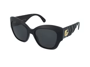 Gucci GG0808S 001 - Okulary korekcyjne, oprawki, szkła - miniaturka - grafika 1