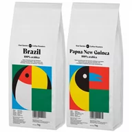 Kawa - Kawa Ziarnista Świeżo Palona 2X1Kg Brazylia Papua - miniaturka - grafika 1