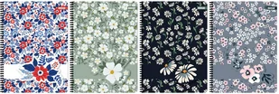 kołozeszyt a4/80k kratka flower - Zeszyty szkolne - miniaturka - grafika 1