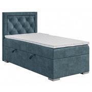 Łóżka - Pojedyncze łóżko boxspring 80x200 Flores - 58 kolorów - miniaturka - grafika 1