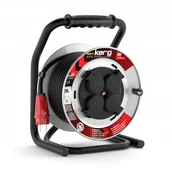 Przedłużacze i rozgałęźniki - Przedłużacz budowlany polski wytrzymały 3x2,5 20m Kerg stałe gniazda - miniaturka - grafika 1