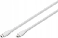 Kable USB - DIGITUS Kabel przyłączeniowy USB 2.0 typ C-C silikonowy M/M 0.5m w - miniaturka - grafika 1