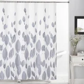 Zasłony - Galicja Zasłona prysznicowa PEVA w liście 180x180cm 1 szt. - miniaturka - grafika 1