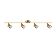 Lampy sufitowe - Ściemnialna oprawa punktowa LED RGBW GOLDI 4xGU10/6,5W/230V złota - miniaturka - grafika 1