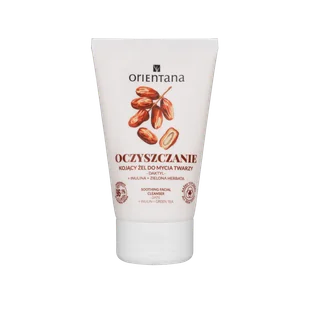 Kojący żel do mycia twarzy z inuliną, zieloną herbatą i daktylem 125 ml - Żele do mycia twarzy - miniaturka - grafika 1