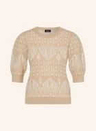 Swetry damskie - Joop! Dzianinowa Koszulka Kathe Z Dodatkiem Alpaki braun - JOOP! - miniaturka - grafika 1