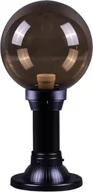 Lampy ogrodowe - Kaja lampa zewnętrzna stojąca niska K-ML-OGROD 200 0.2 KL. DYM z serii ASTRID 60W / E27 czarny, dymiony 5901425573740 - miniaturka - grafika 1