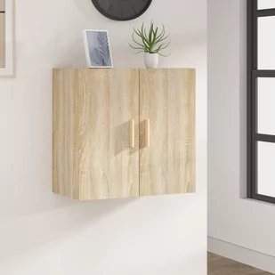 Szafka wisząca, dąb sonoma, 60x30x60cm, materiał drewnopochodny - Regały - miniaturka - grafika 1