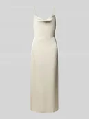 Sukienki - Sukienka midi z satyny z lejącym dekoltem model ‘RAVENNA’ - miniaturka - grafika 1