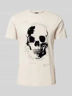 Koszulki męskie - T-shirt z nadrukowanym motywem - miniaturka - grafika 1