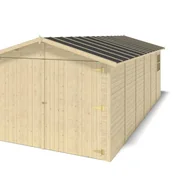 Altany ogrodowe - Garaż ALTANKA 18,19 m2 - 3,05x5,91 m - 18 mm - drewniany, GAR29, 1szt. - miniaturka - grafika 1