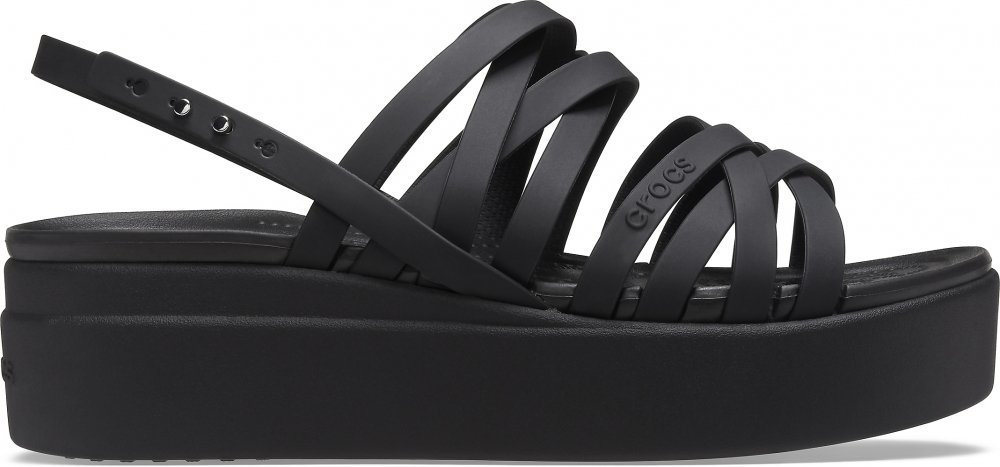 Crocs Brooklyn Strappy Low Wedge W 206751W8 I Eu 38,5| Black