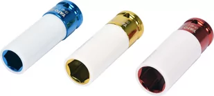 Klucz dynamometryczny 1/2" 28-210nm + Nasadki udarowe do felg aluminiowych, kpl 17, 19, 21 mm  - Klucze i nasadki - miniaturka - grafika 8