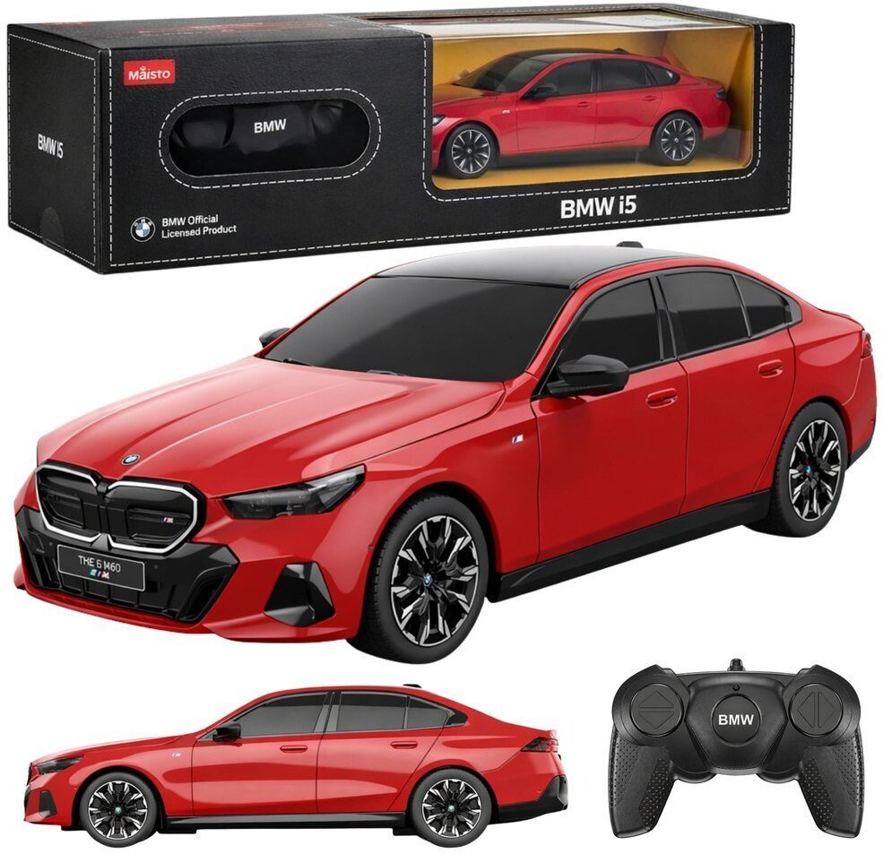 Rastar Auto BMW i5 Samochód Zdalnie Sterowany RC Czerwone Rastar 1:24 Rastar