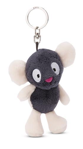 Breloczek małpka Lemur Ruffi 10 cm szary - Pluszowy towarzysz ze zrównoważonej produkcji przytulanka zwierzęca z kółkiem na klucze do smyczy, torby albo plecaka