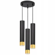 Lampy sufitowe - Lampa Wisząca Żyrandol Plafon Tuby Metal Led GU10 - miniaturka - grafika 1