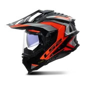 Kaski motocyklowe - Kask Adventure LS2 MX701 Explorer C PomarańczowyS - miniaturka - grafika 1
