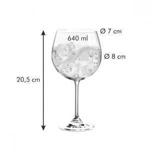 Tescoma Kieliszek do gin&tonic CHARLIE, 640 ml - Kieliszki - miniaturka - grafika 1
