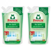 Środki do kuchni i łazienki - Frosch Płyn do mycia szyb w worku zestaw 2 x 1 l - miniaturka - grafika 1