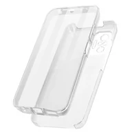Etui i futerały do telefonów - Etui 360° do Xiaomi Redmi Note 10 Pro Elastyczny przód i sztywny tył — przezroczyste - miniaturka - grafika 1
