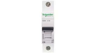 Schneider Electric Wyłącznik nadprądowy jednobiegunowy C 6A K60N A9K02106 - Bezpieczniki elektryczne - miniaturka - grafika 1