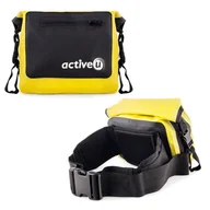 Nerki - Wodoodporna sakwa biodrowa Activeu, turystyczna, rolowane zapięcie, żółta - miniaturka - grafika 1