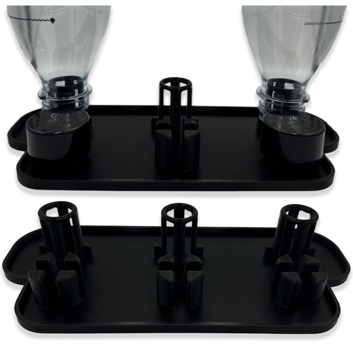 Ociekacz Na 3 Trzy Butelki Do Saturatora SODASTREAM Stojak Czarny