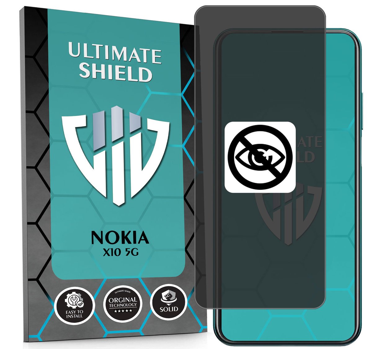 NAJLEPSZA FOLIA 5D ANTYSZPIEGOWSKA DO NOKIA X10 5G HYDROŻELOWA MATOWA