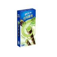 Ciastka - Oreo Crispy Roll Matcha Krucha Rurka z Kremem o Smaku Matchy z Japonii 50g - miniaturka - grafika 1