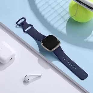 Opaska / Pasek Braders do Fitbit Versa 4 / Fitbit Versa 3 granatowy - Akcesoria do smartwatchy - miniaturka - grafika 4