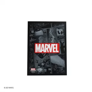Gamegenic Marvel Champions Art Sleeves Black 66 x 91 mm 51 szt. - Akcesoria do gier planszowych - miniaturka - grafika 1