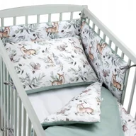 Pościel dla dzieci - Pościel do łóżeczka 60x120 zestaw 4 elementowy bawełna 100% Pepi - miniaturka - grafika 1