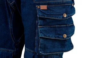 Spodnie robocze DENIM, wzmocnienia na kolanach, rozmiar L - Odzież robocza - miniaturka - grafika 11