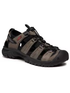 Sandały męskie - Keen Sandały Targhee III Sandal 1022428 Szary - miniaturka - grafika 1