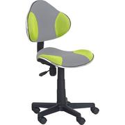 Fotele i krzesła biurowe - Fotel Obrotowy Młodzieżowy Flash 2 Szary / Zielony Halmar - miniaturka - grafika 1