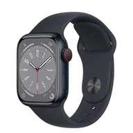 Smartwatch - Apple Watch 8 Cellular 41mm Północ z opaską sportową w kolorze północ - miniaturka - grafika 1