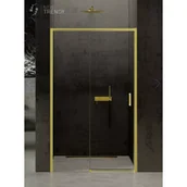 Ścianki i drzwi prysznicowe - New Trendy D-0424A DRZWI WNĘKOWE PRIME LIGHT GOLD L 120x200 CZYSTE 6mm ACTIVE SHIELD - miniaturka - grafika 1