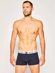 Tommy Hilfiger Bokserki UM0UM01810 Granatowy - Majtki męskie - miniaturka - grafika 1
