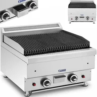 Piece, kotły i płyty grzejne gastronomiczne - Grill lawowy - gaz ziemny - 2 x 7200 W - 50 x 47 cm - 0 - 460°C - Royal Catering RC-GLRG600 - miniaturka - grafika 1