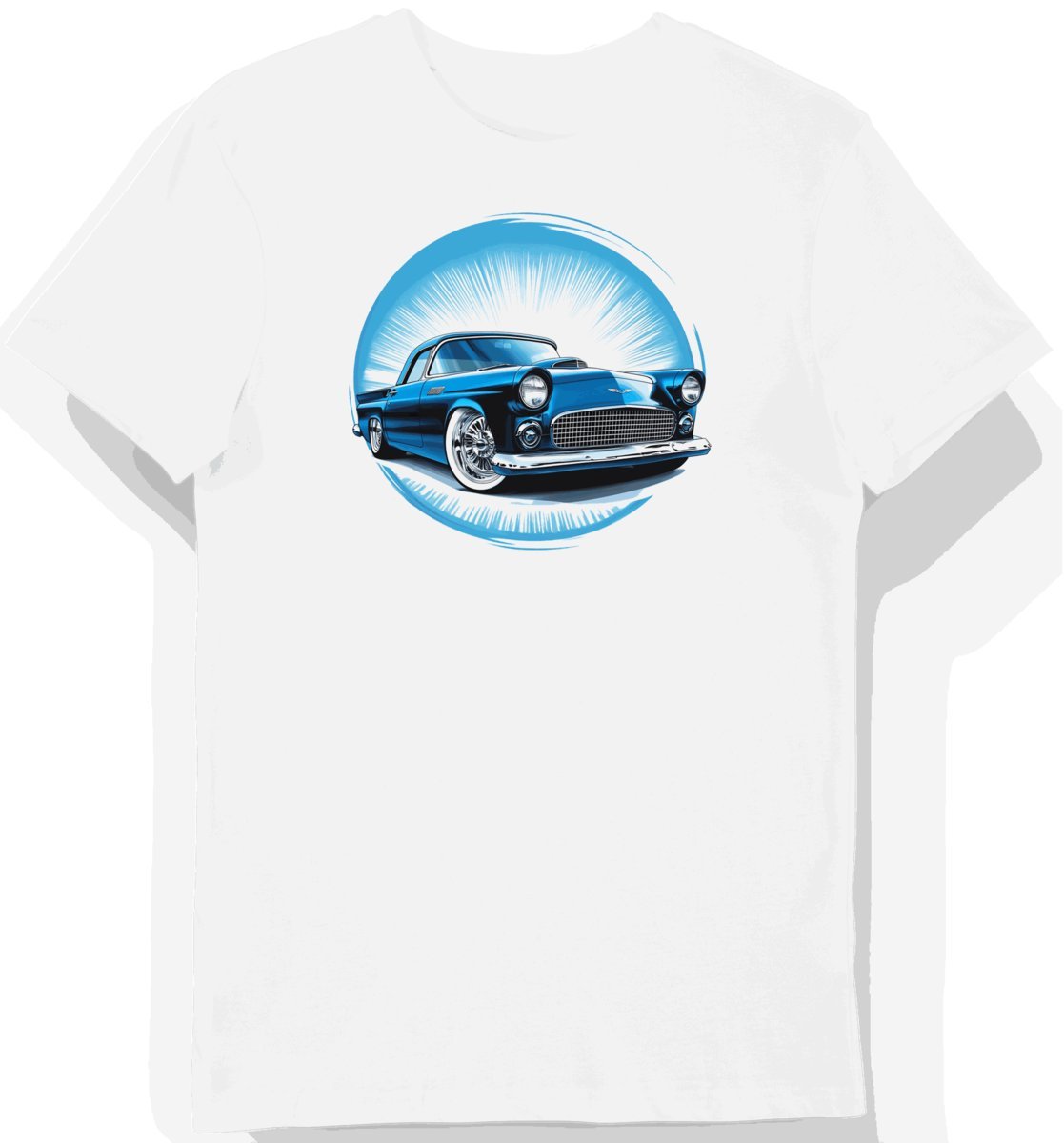 Koszulka męska biała Klasyczny Symbol Motoryzacji XXL