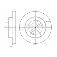 Szczęki hamulcowe - METELLI Tarcza hamulcowa 23-1284C - miniaturka - grafika 1